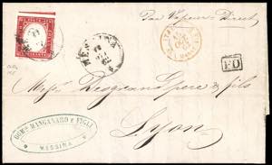 1862 - 40 cent. rosa carminio (16E), ... 