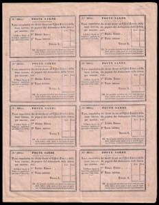 SEGNATASSE 1859 - Modello 200 bis, ... 