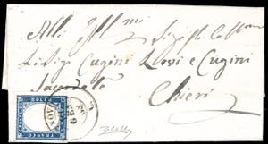 PIEMONTE-VINOVO, punti 13 - 20 cent. (15A), ... 