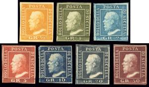 1859 - Lemissione completa nelle tavole ... 