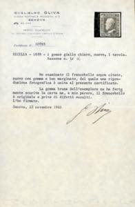 1859 - 1/2 grano giallo chiaro, I ... 