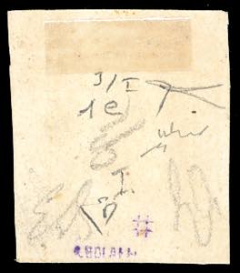 1859 - 1/2 grano arancio scuro, I ... 