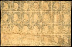 1859 - 10 grana azzurro cupo (12), ... 