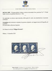 1859 - 20 grana ardesia violaceo ... 