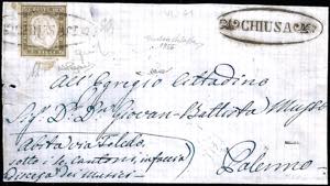 CHIUSA, ovale con fregi punti R1 - 10 cent. ... 