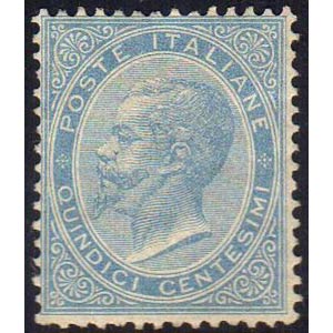 1863 - 15 cent. De La Rue (L18), discreta ... 