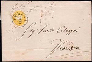 1863 - 2 soldi giallo, dent. 14 (36), ... 