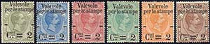 1890 - Valevoli per le stampe (50/55), ... 