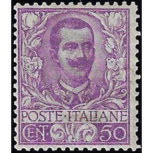 1901 - 50 cent. Floreale (76), buona ... 