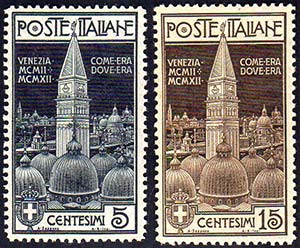 1912 - Campanile di Venezia (97/98), ottima ... 