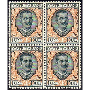 1923 - 2 lire Floreale (150), ottima ... 