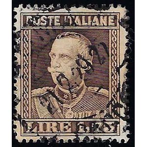 1929 - 1,75 lire, dent. 13 3/4 (242), usato, ... 