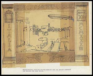 1933 - Bozzetto a china di Corrado Mezzana ... 