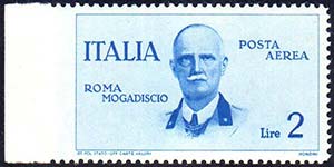 1934 - 2 lire Roma-Mogadiscio, non ... 