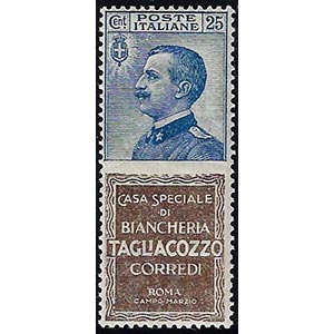 1924 - 25 cent. Tagliacozzo (8), ottima ... 