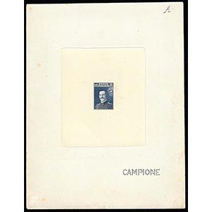 1906 - Saggio di un francobollo da 15 cent. ... 