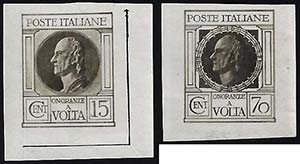 1926 - Onoranze ad A. Volta, due saggi ... 