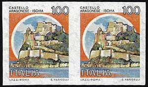 1980 - 100 lire Castelli, coppia non ... 