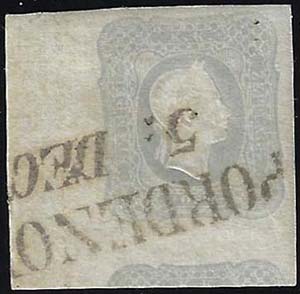 1861 - 1,05 soldi lilla grgio chiaro (10a), ... 
