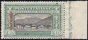 1924 - 15 cent. Manzoni, saggio con ... 