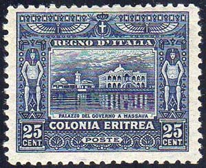 1910 - 25 cent. Soggetti africani, dent. 12 ... 