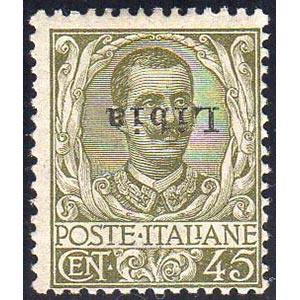 1917 - 45 cent. Floreale, soprastampa ... 