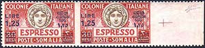 ESPRESSI 1927 - 1,25 lire su 30 b. rosso e ... 