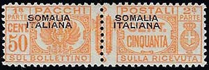 PACCHI POSTALI 1940 - 50 cent. arancio, ... 
