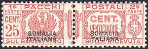 PACCHI POSTALI 1931 - 25 cent. carminio, ... 