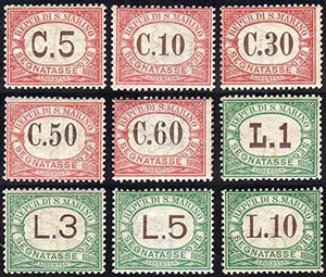 1924 - Colori cambiati (10/18), alti valori ... 