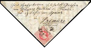 AUSTRIA 1870 - 5 kr. rosso (34), perfetto, ... 