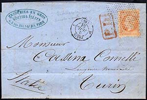 FRANCIA 1861 - 40 cent. Napoleone, dent. ... 