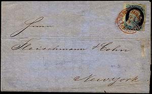 STATI UNITI 1860 - Lettera scritta a Bremen ... 