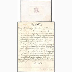 STATO PONTIFICIO 1852/1866 - Una lettera con ... 