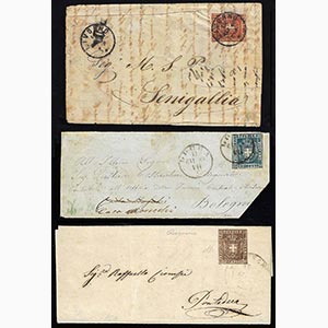 TOSCANA GOV. PROVVISORIO 1860 - Due lettere, ... 