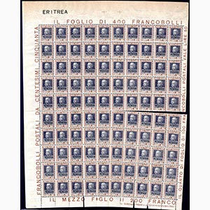 ERITREA 1928 - 50 cent. Parmeggiani ... 