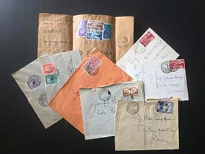 SOMALIA AFIS 1950/1952 - Sei lettere e due ... 