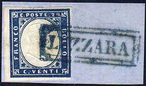 LUZZARA, punti R1 - 20 cent. (Sardegna 15C), ... 
