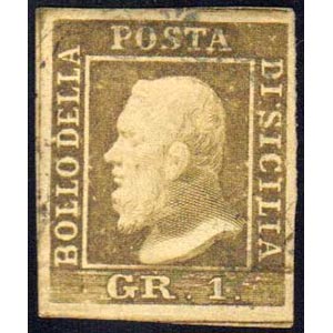 1859 - 1 grano bruno oliva grigiastro, I ... 