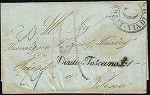 1851 - Lettera non affrancata da Malta ... 