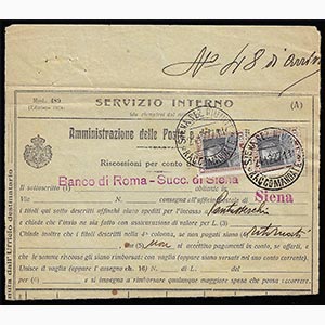 1927 - 50 cent. Parmeggiani, due esemplari ... 