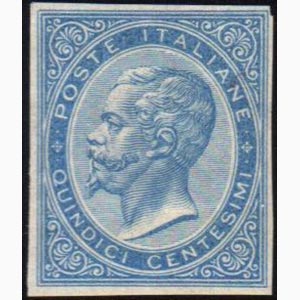 1865 - 15 cent. III tipo senza soprastampa, ... 