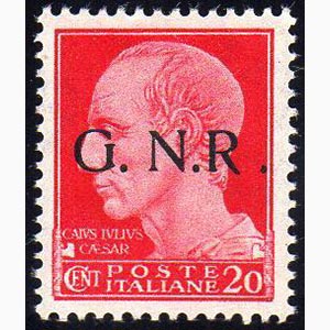 1945 - 20 cent. soprastampa G.N.R. di ... 