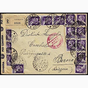 1945 - 1 lira emissione di Novara (540), ... 