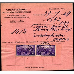 1948 - 50 lire Risorgimento (590), due ... 