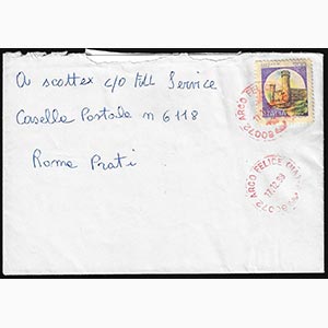 1988 - 700 lire Castelli, falso per posta di ... 