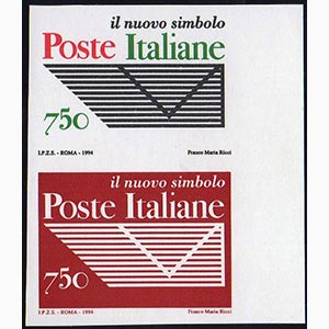 1994 - 750 + 750 lire Poste italiane, non ... 