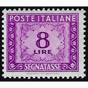 1954 - 8 lire, filigrana stelle (112), ... 