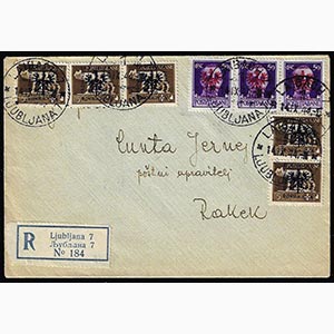 LUBIANA OCCUPAZIONE TEDESCA 1944 - 5  cent., ... 