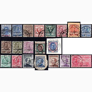 LA CANEA 1900/12 - Tutti i francobolli ... 